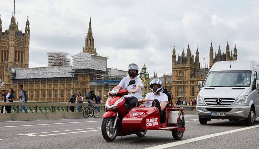 World’s First Attempt at Circumnavigating the Globe on a Scooter With a Sidecar