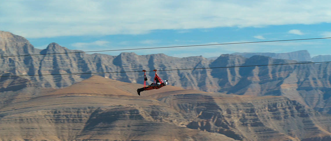 Ras lL Khaimah New Zipline Declared World Record Breaker | RoosterPR