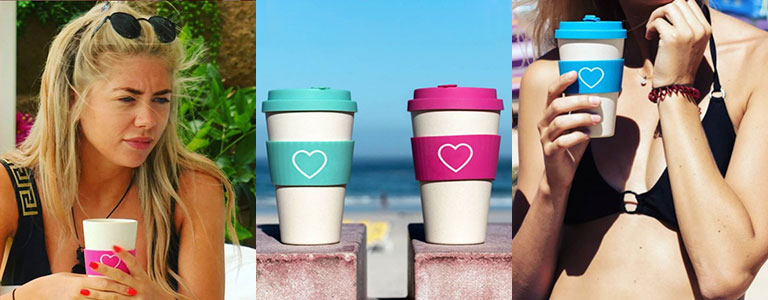 Itv Love Island Ecoffee Cup Single Use Sustainability Rooster Pr