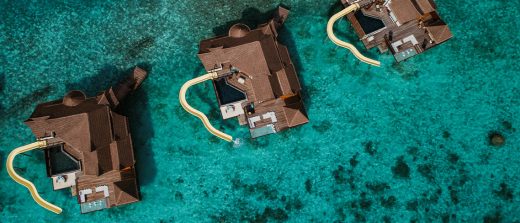 An overhead view of new Maldives resort, OZEN Bolifushi