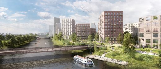 A render of the future Cardiff development