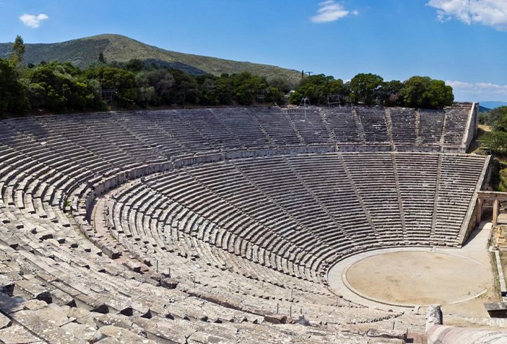 Watch The Frogs by Aristophanes Live from The Ancient Theatre of Epidaurus, Greece