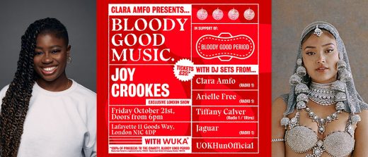 WUKA Joins Forces with Bloody Good Period Ambassador Clara Amfo to Launch Inaugural Bloody Good Music RoosterPR