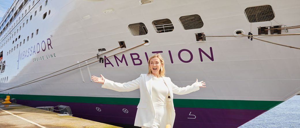Ambassador Cruise Line’s New Ship Ambition Sets Sail from Newcastle Port of Tyne RoosterPR