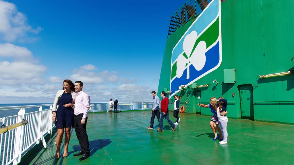Wide open space on board Irish Ferries' Ulysses